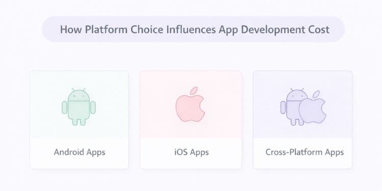 An image that represent How does platform choice influence development cost?