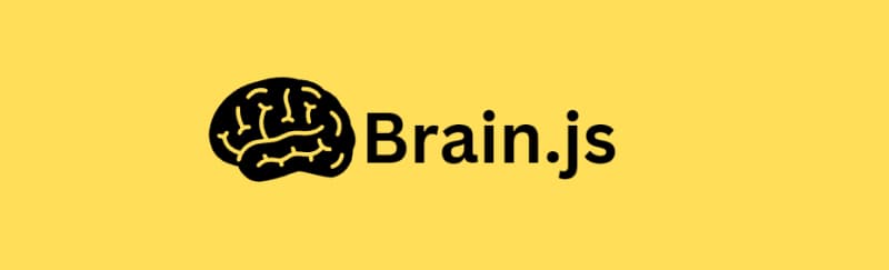 a logo image Brain.js in Javascript AI libraries