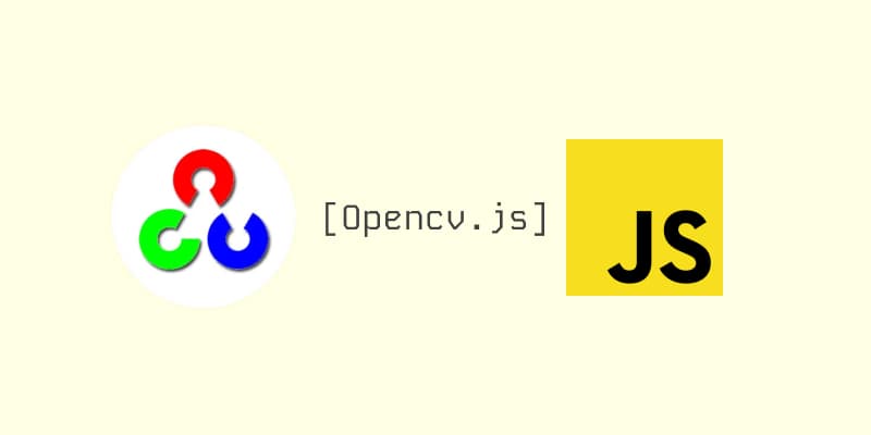 a logo image OpenCV.js in Javascript AI libraries