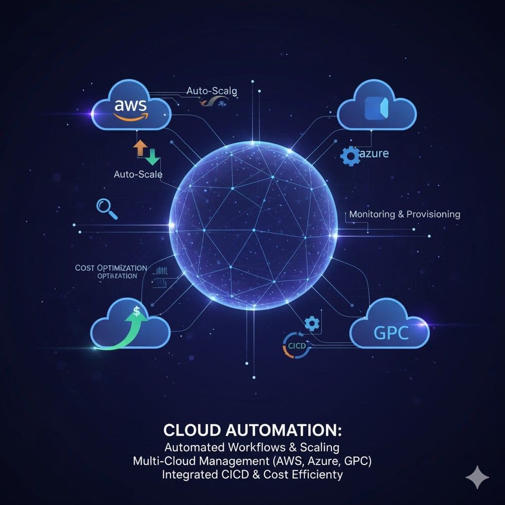 Cloud automation integration illustration