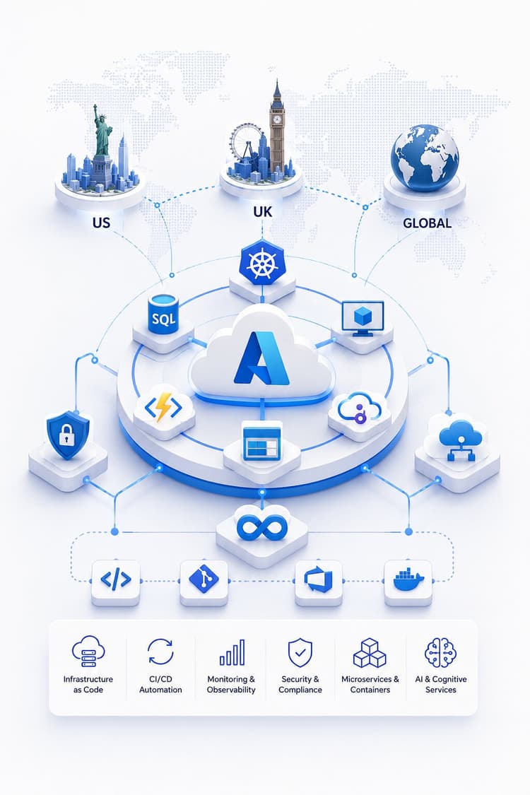 a snapshot of Azure Engineering for Businesses Across the US, UK & Global Markets