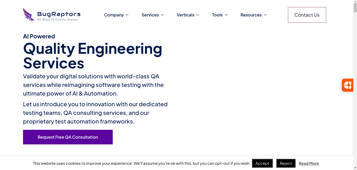 a snapshot of the company mentioned under the list of top software testing companies from India