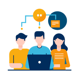 icon logo for front end builders showcased on a hire page by Code B