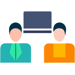 an icon image to show overall software application consultants showcased on hire page by Code B