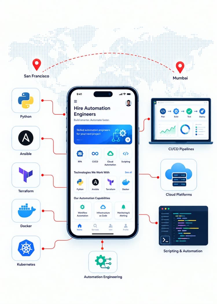 Hire Automation Engineers Infographic