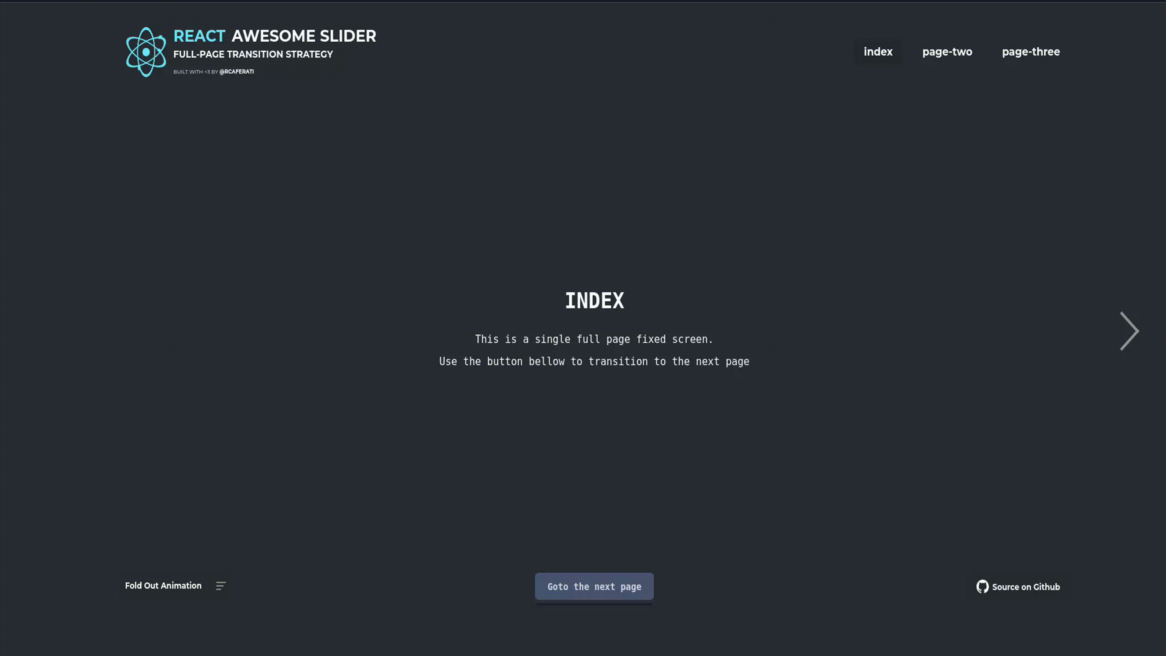 React awesome slider gif by bhavesh