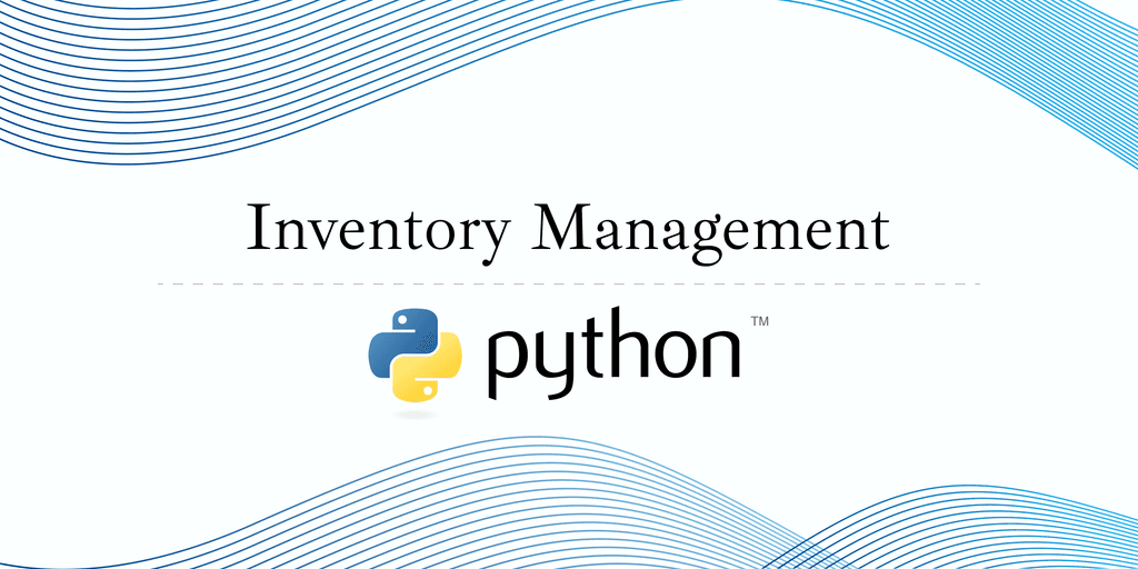 inventory management software using python