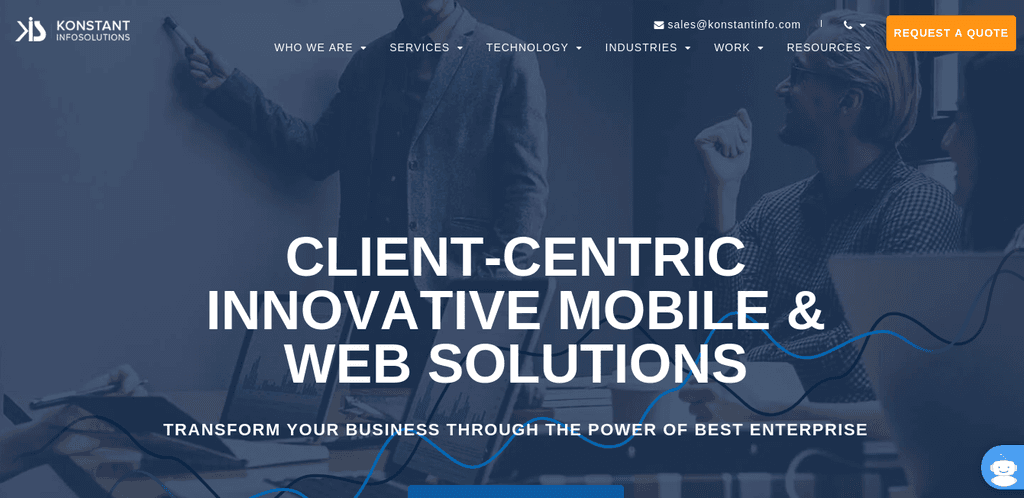 a snapshot of the company mentioned under the list of top software development companies from India